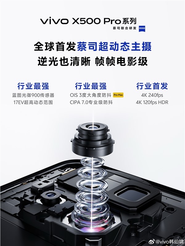 vivo X500系列官宣9月发布:X500、X500 Pro、X500 Pro Max